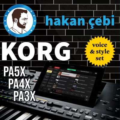 HAKAN ÇEBİ KORG PA5X PA4X PA3X SET